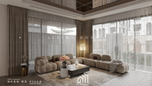 Thiết kế nội thất Villa hiện đại sang trọng và ấn tượng