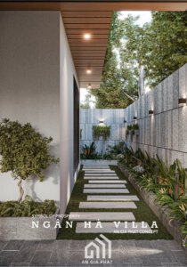 Thiết kế nội thất villa - Khoảng không gian xanh tạo cảm giác thoải mái cho gia chủ